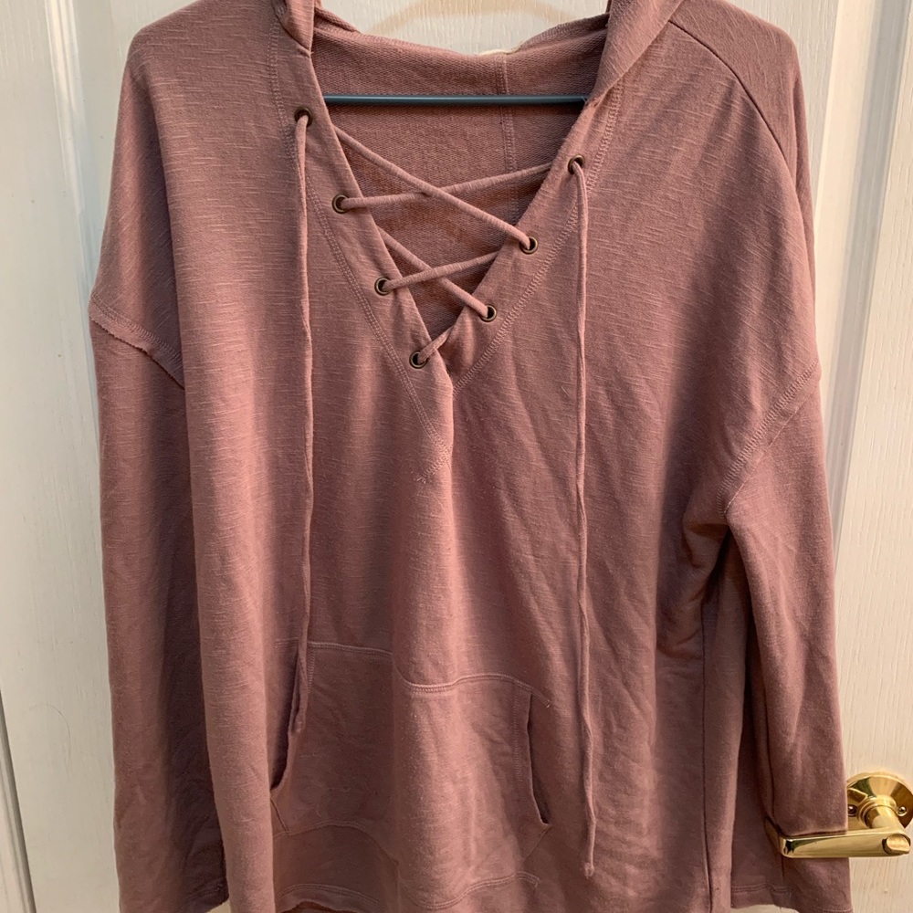 Lavender long sleeve tee